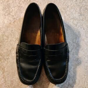 GH Bass Weejuns Katherine II Penny Loafer Womens 10 M Black Leather Slip On Shoe